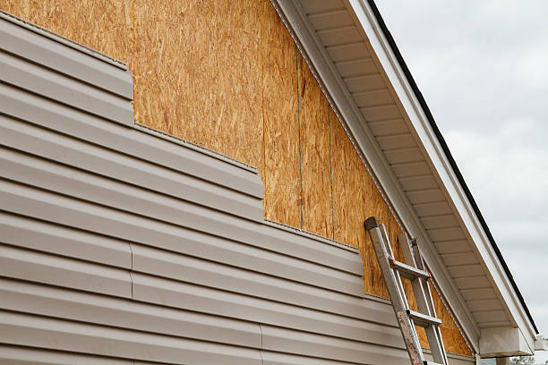 Professional Siding Repair technician working in Dola, OH